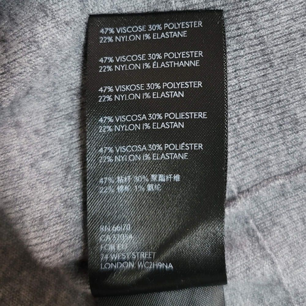 Anthropologie Grey Mary Knit Pullover Sweater, M, Crew Neck W/ V-Cutout - Picture 10 of 11